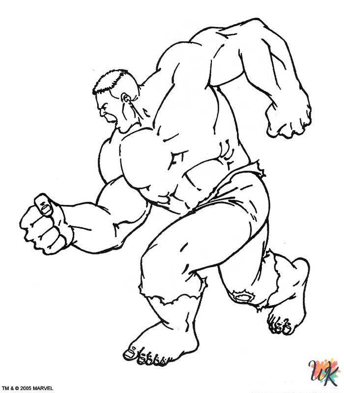 old-fashioned Hulk coloring pages