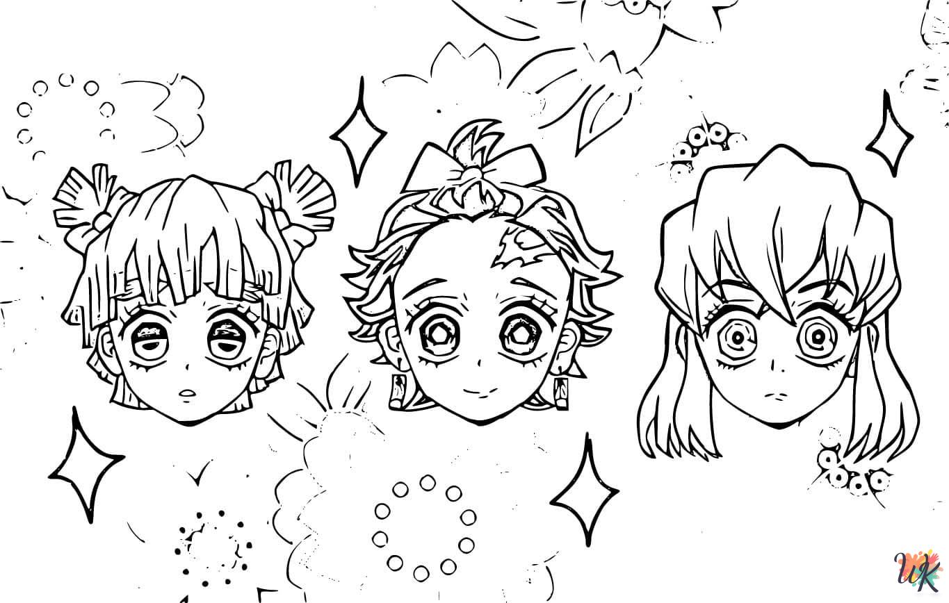 Inosuke coloring book pages 1
