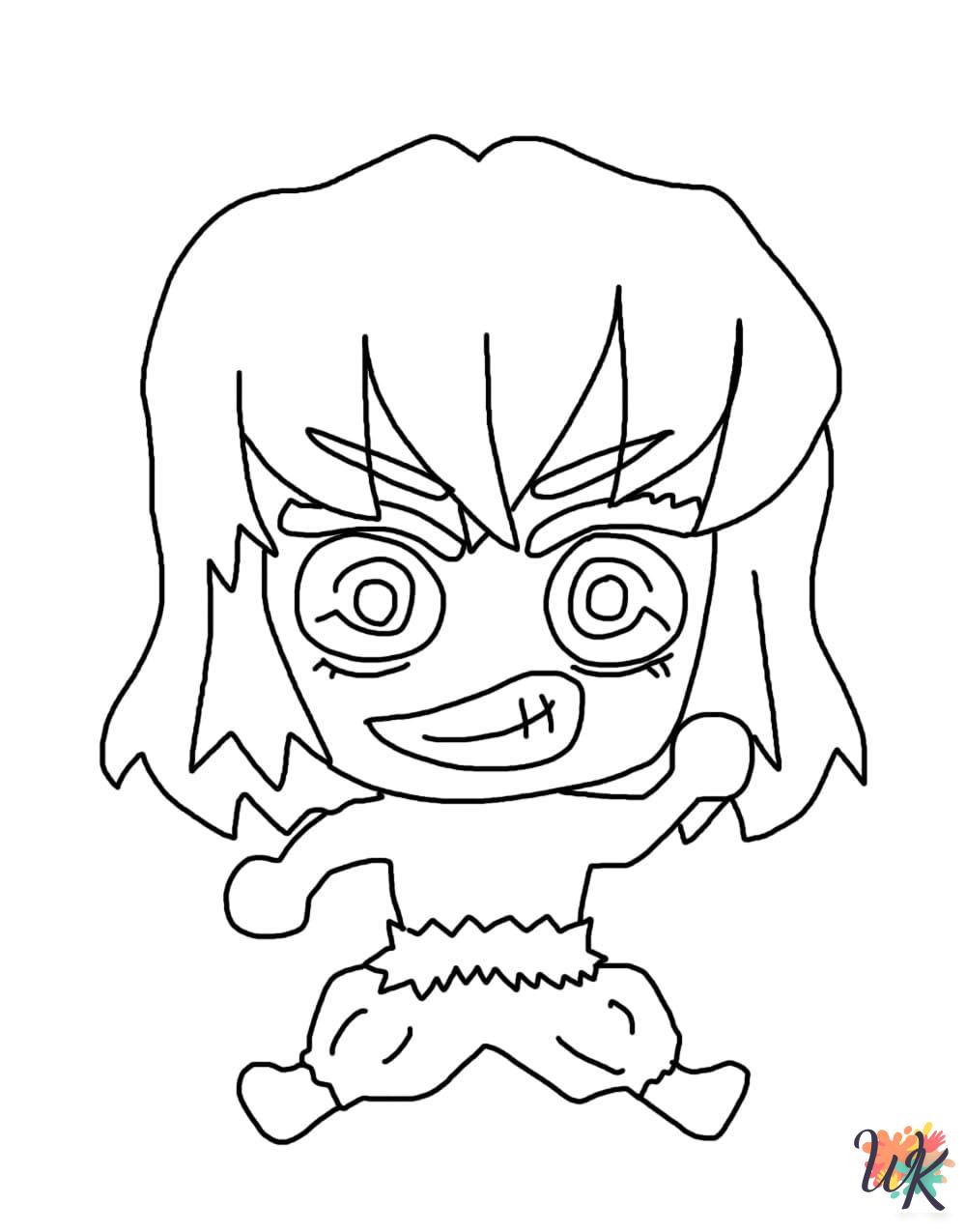 Inosuke ornaments coloring pages