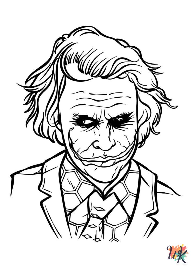 15 Joker Coloring Pages For Kids - ColoringPagesWK.com