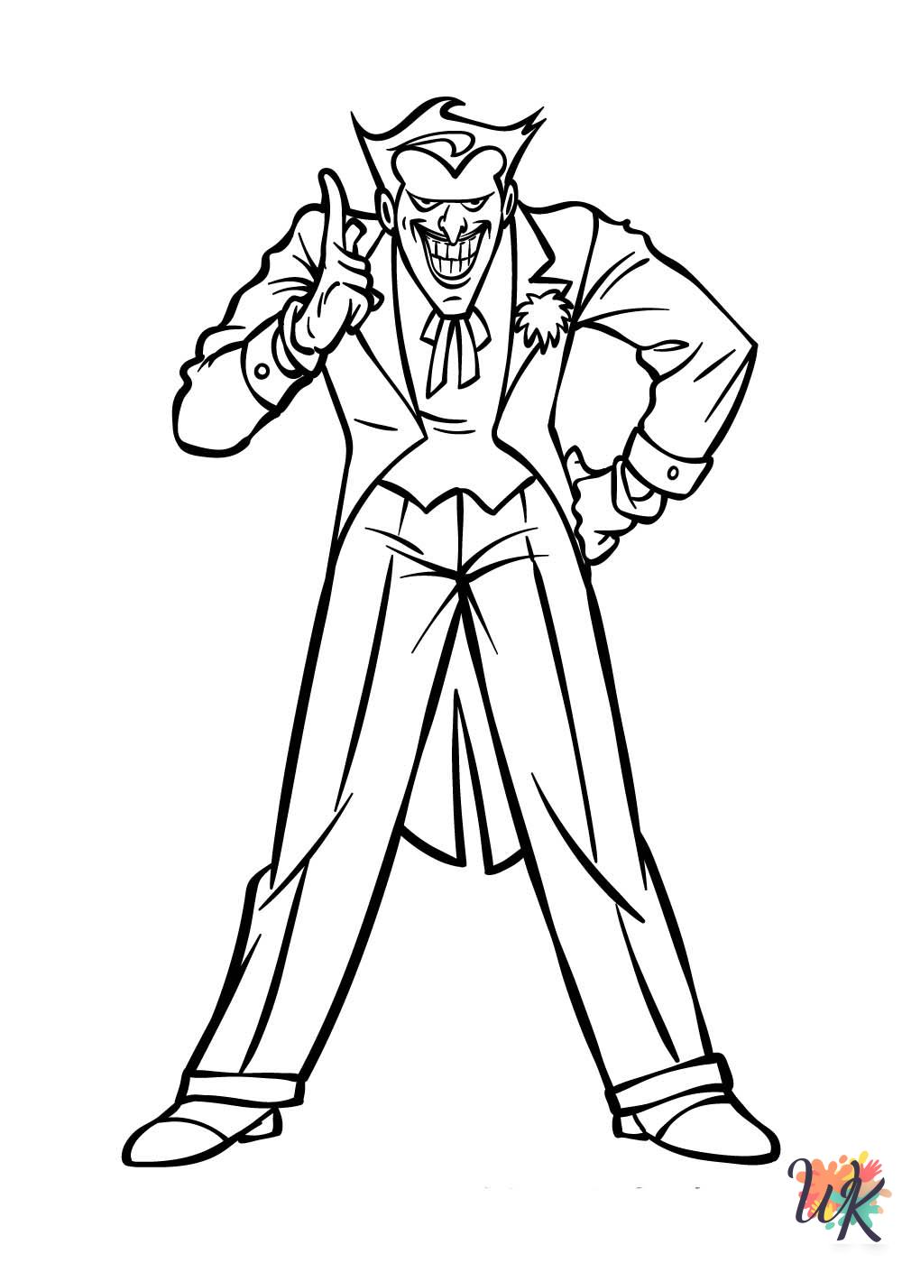 coloring pages for Joker