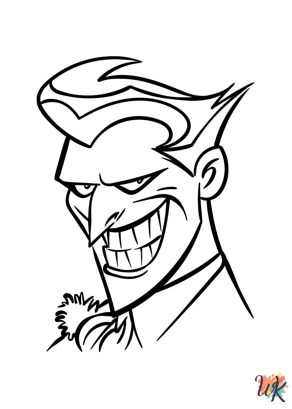 Joker coloring pages for kids