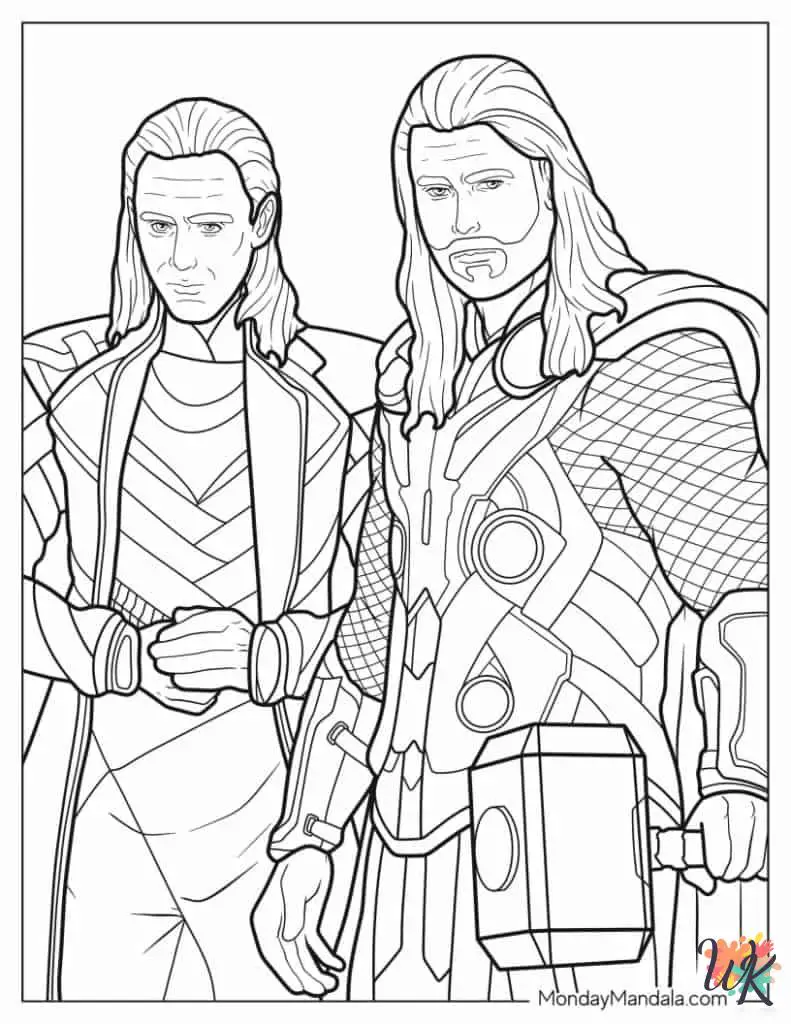 Loki Coloring Pages For Kids