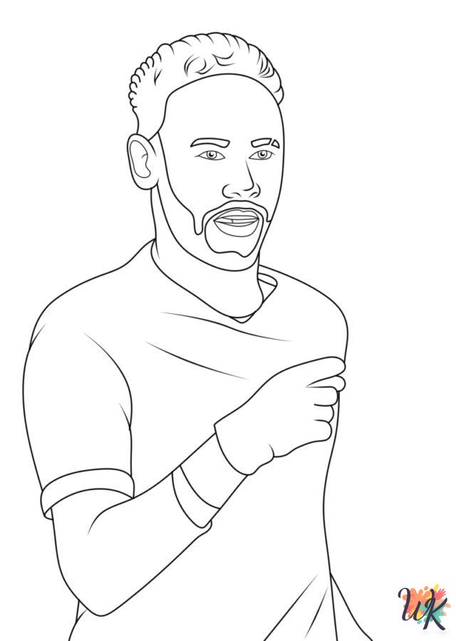 Neymar Jr coloring pages grinch