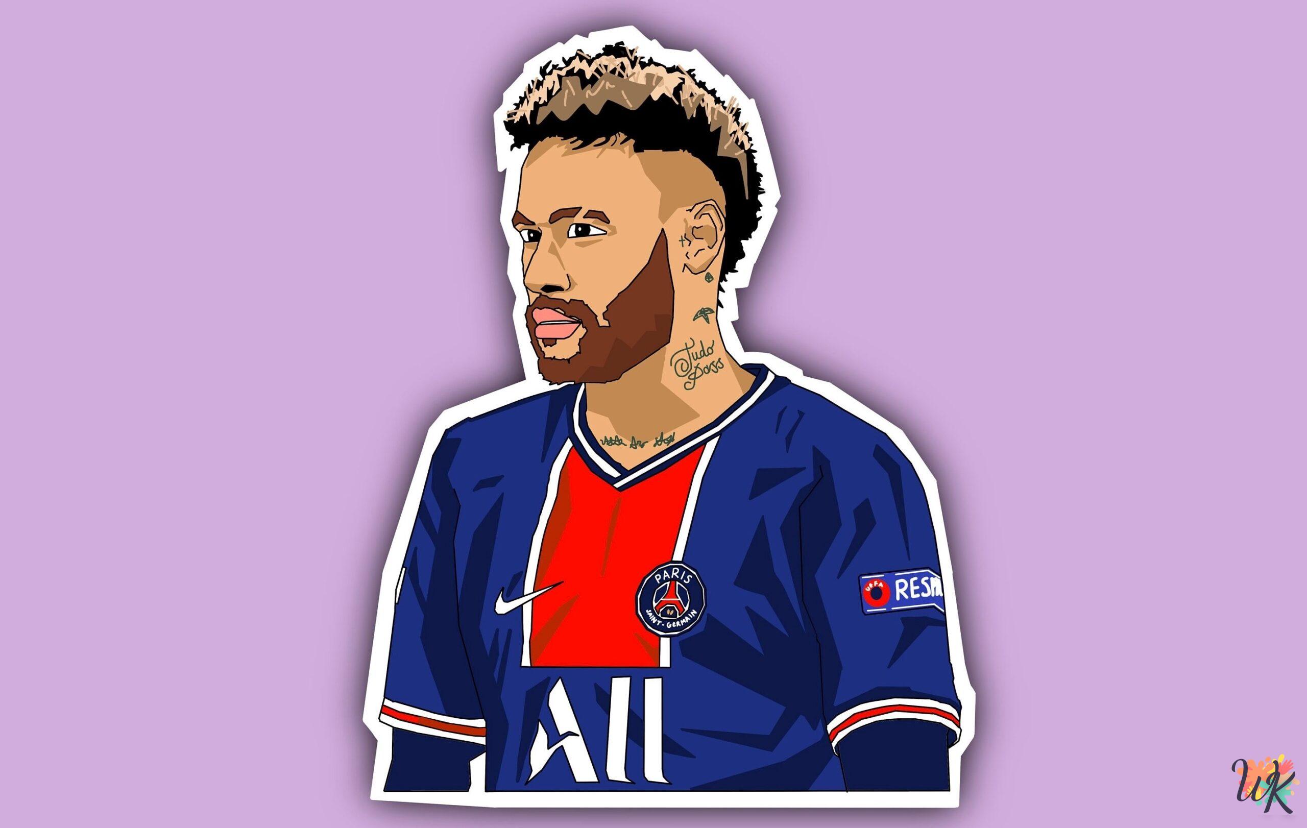 Neymar Jr coloring pages 1 Neymar Jr coloring pages