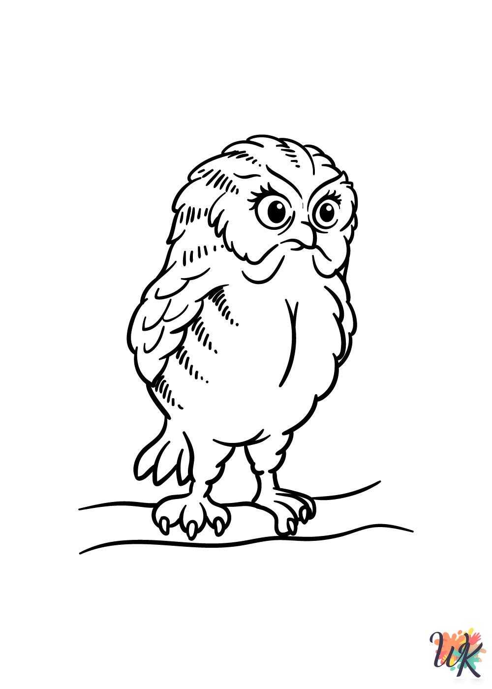 free printable coloring pages Owl