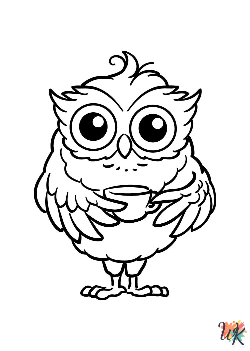 cute Owl coloring pages