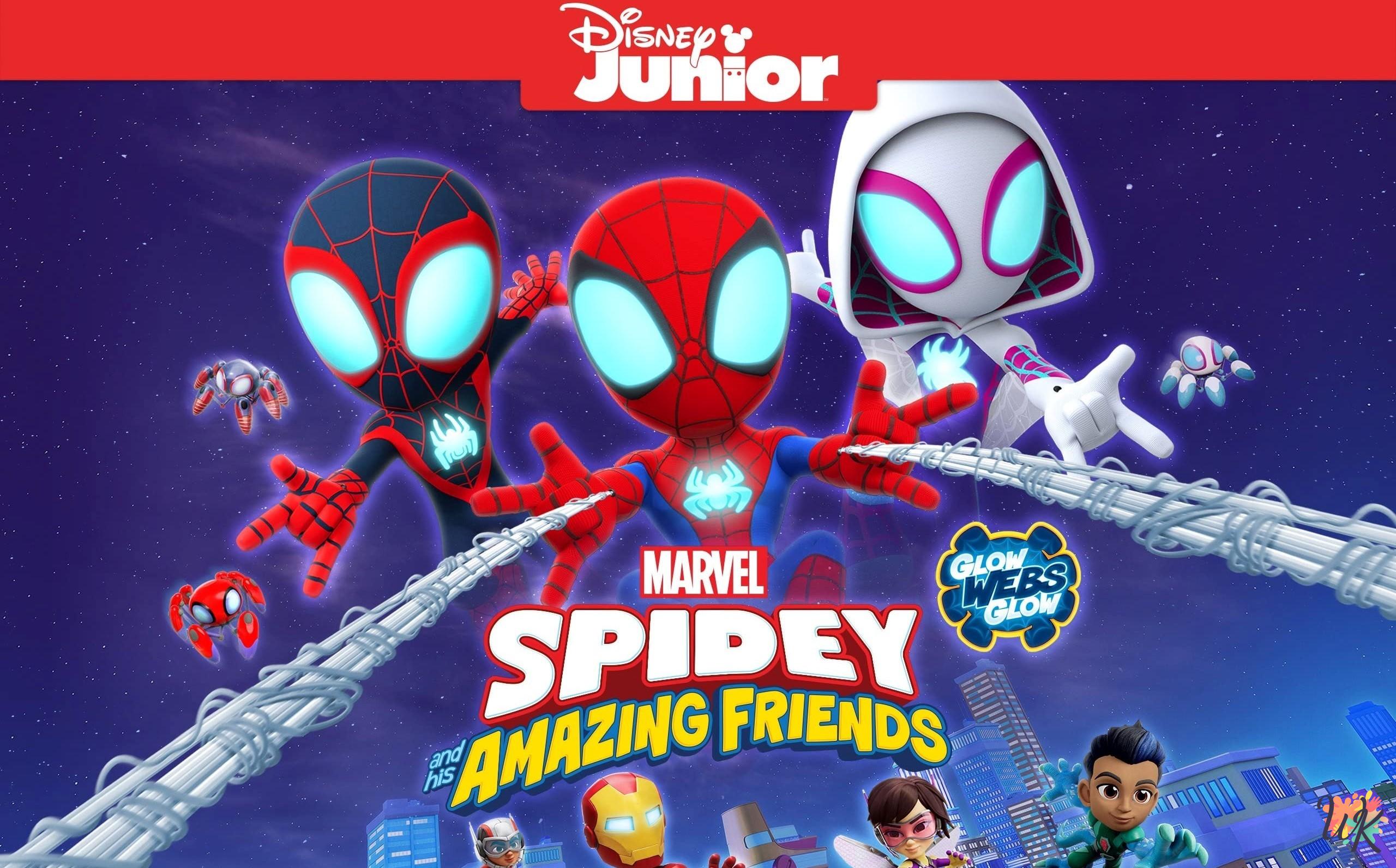 Spidey And His Amazing Friends coloring pages 1 Spidey And His Amazing Friends coloring pages