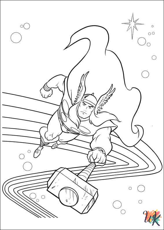 grinch Thor coloring pages