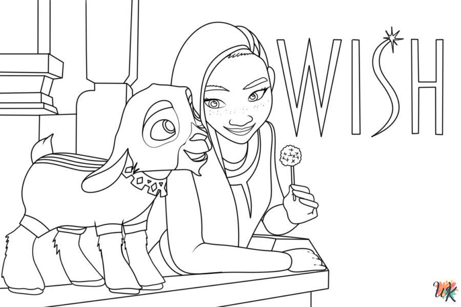 printable Wish coloring pages