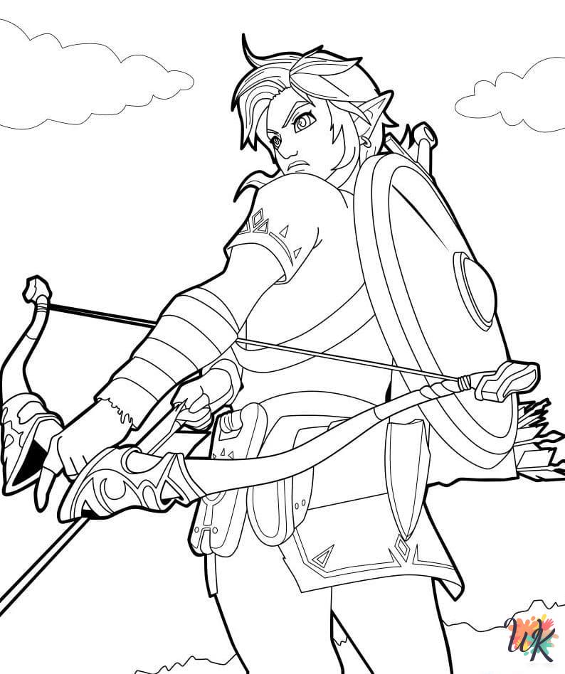 grinch Zelda coloring pages