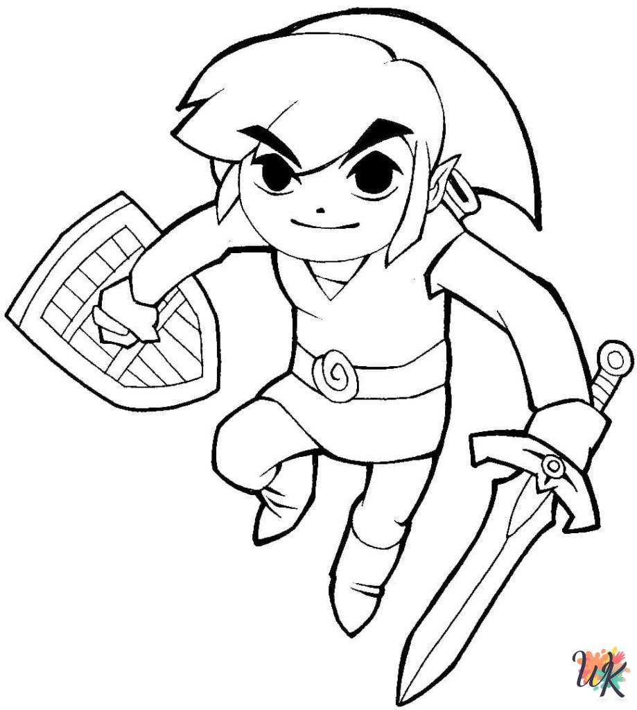 free coloring pages Zelda