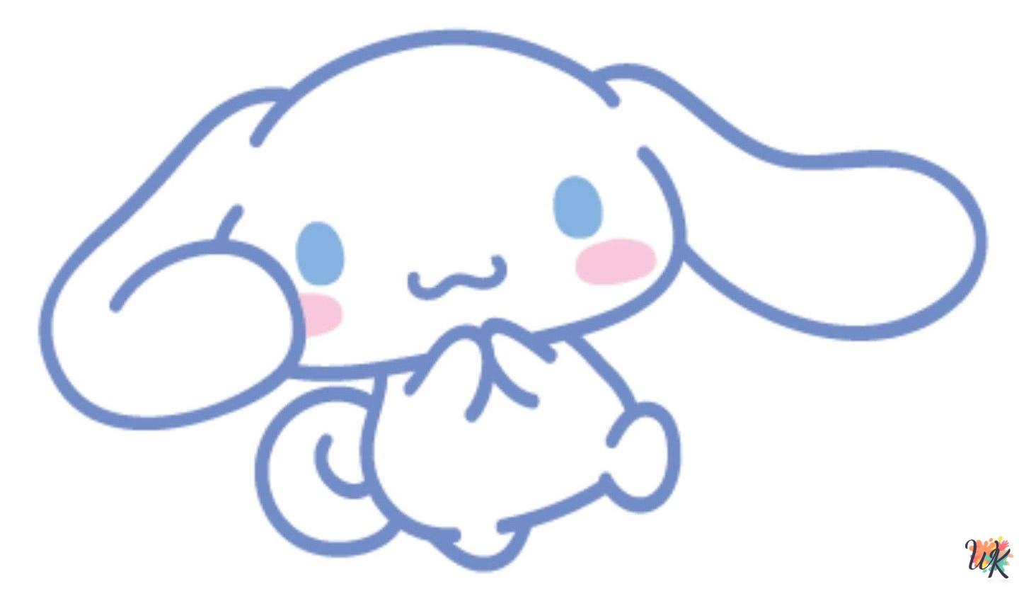 Cinnamoroll coloring pages 1 Cinnamoroll coloring pages