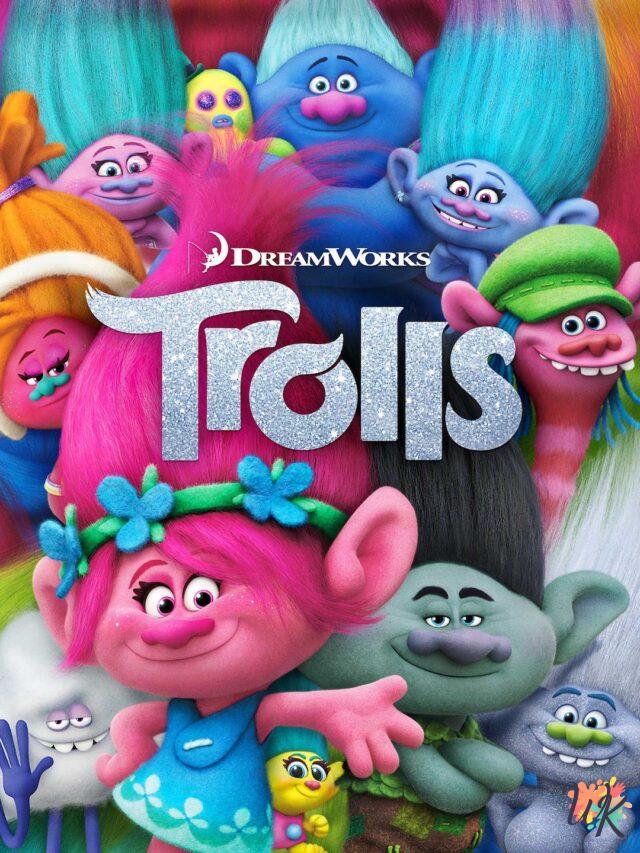 How to Color Trolls Coloring Pages for Kids