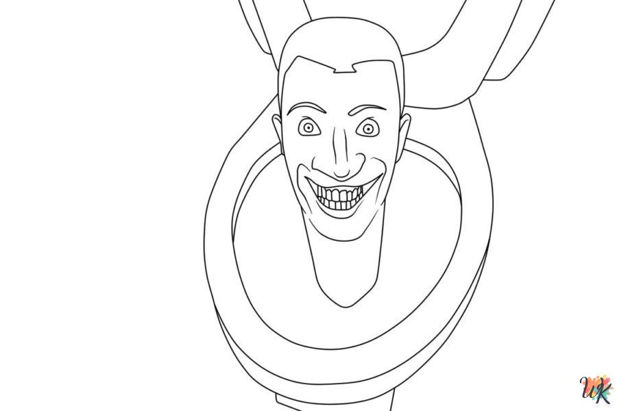 free Skibidi Toilet coloring pages