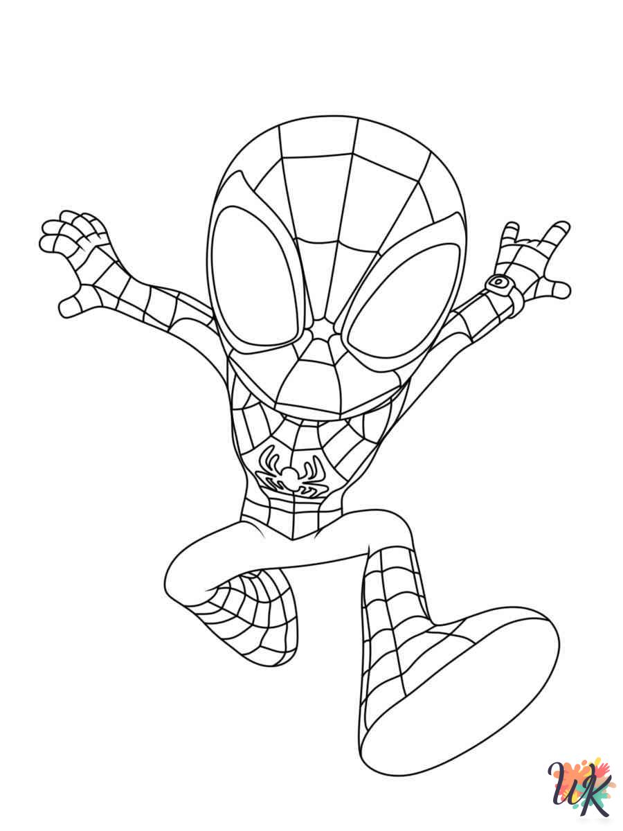 free printable Spidey And His Amazing Friends coloring pages for adults