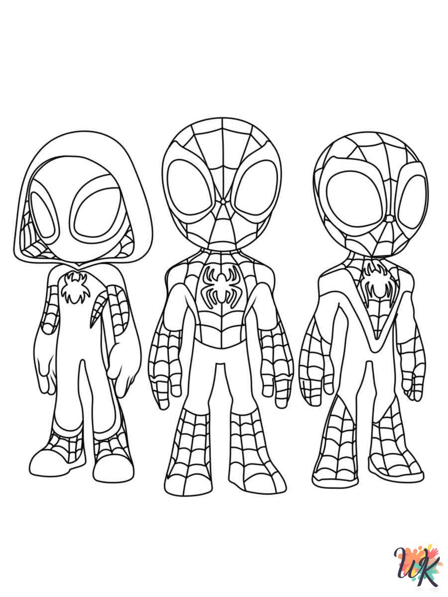 Spidey And His Amazing Friends Coloring Pages For Kids