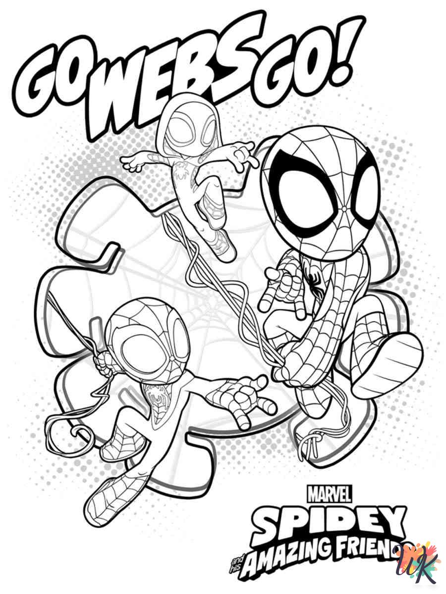 Spidey And His Amazing Friends coloring pages for adults pdf