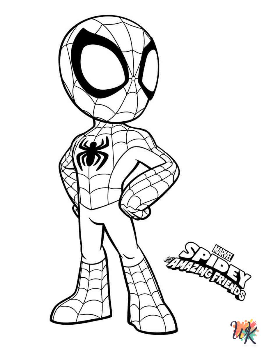 spidey and his amazing friends coloring pages 5