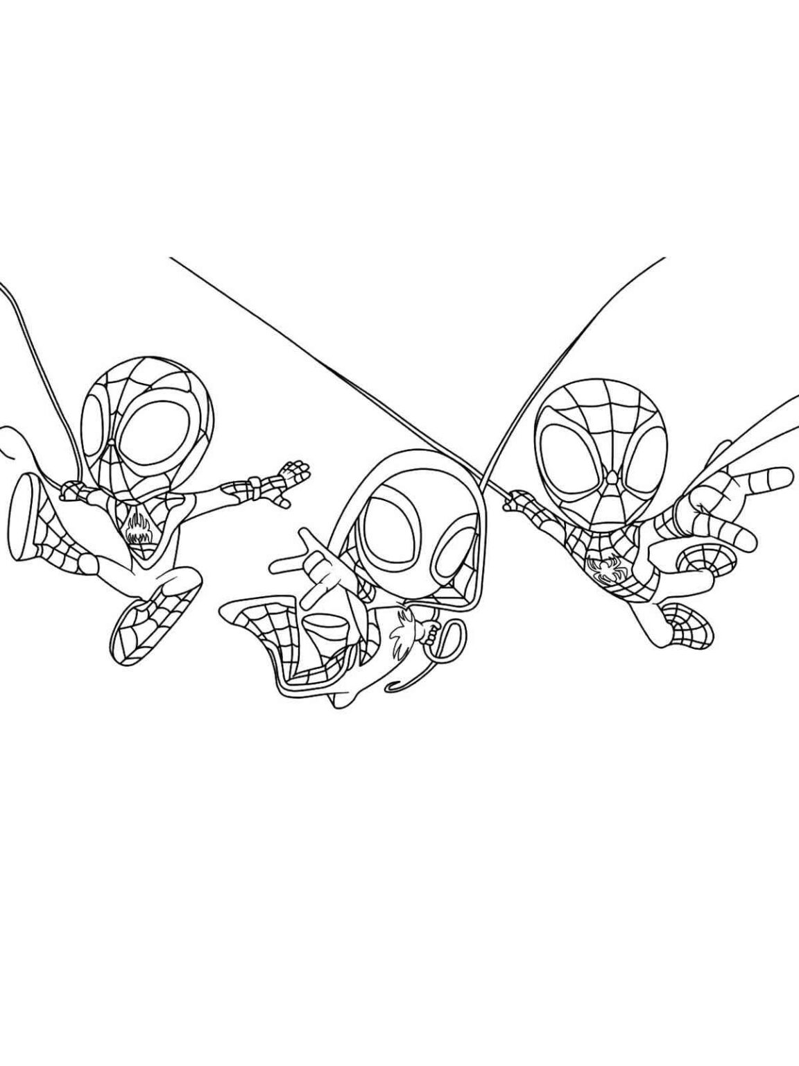 21 Spidey And His Amazing Friends Coloring Pages For Kids
