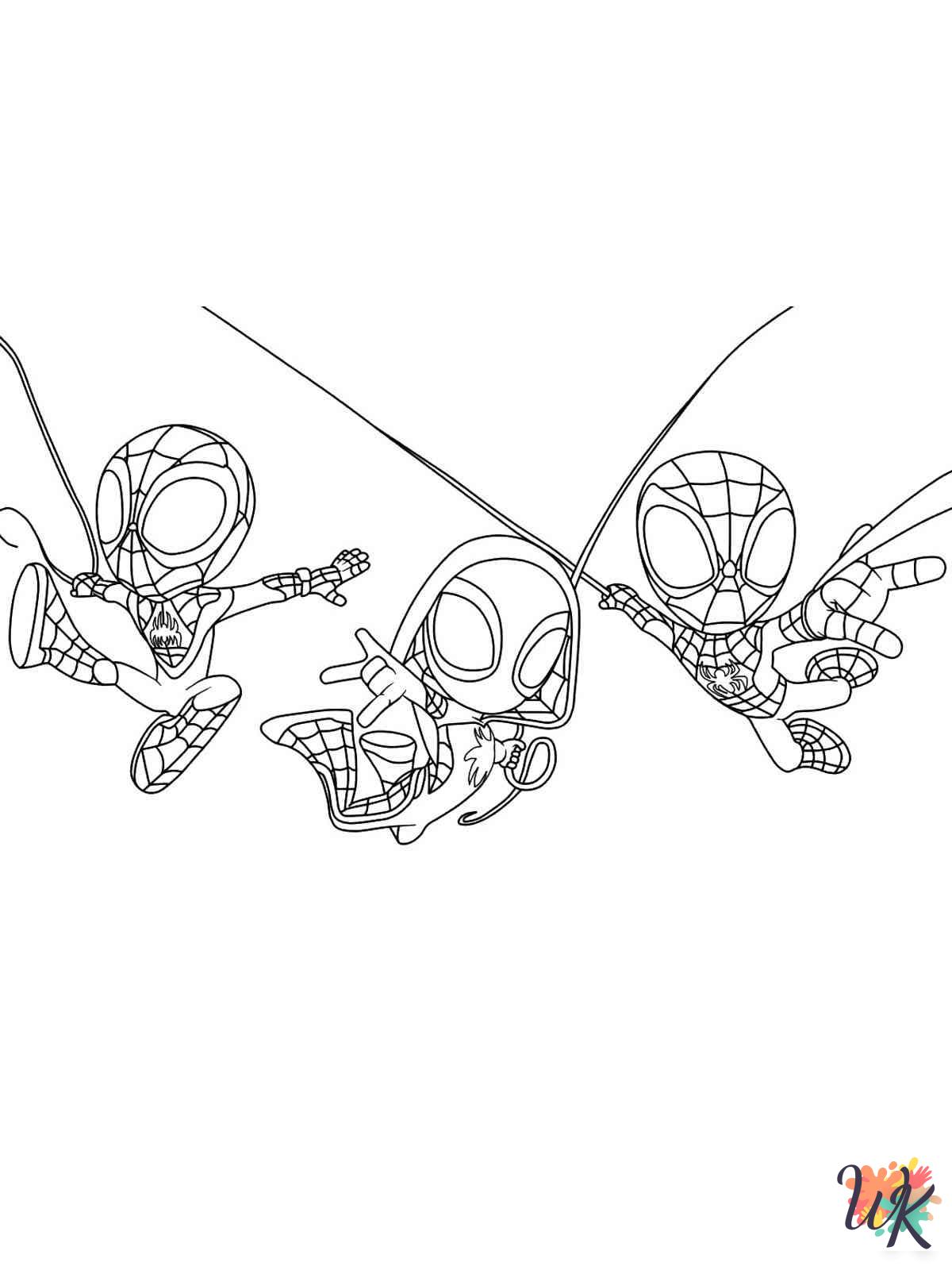 easy Spidey And His Amazing Friends coloring pages