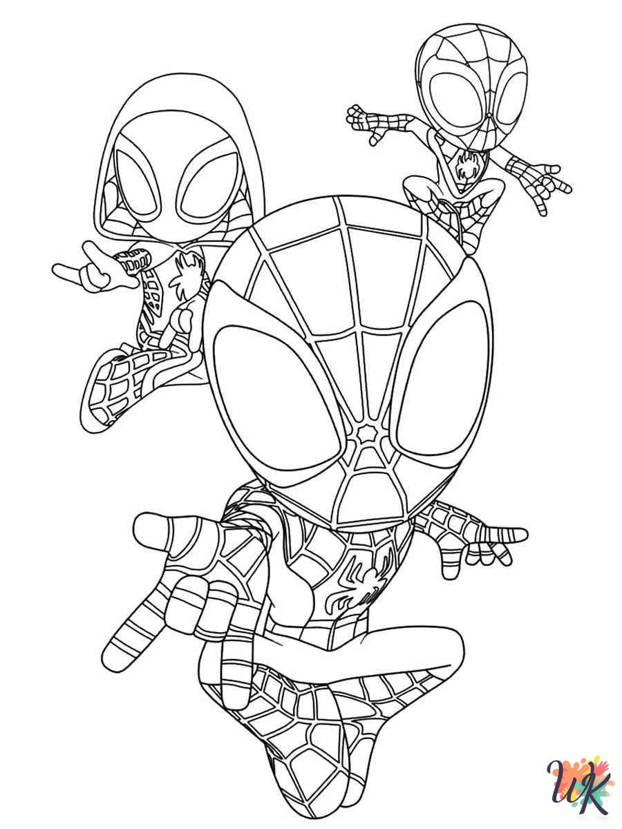 Spidey And His Amazing Friends coloring pages for adults