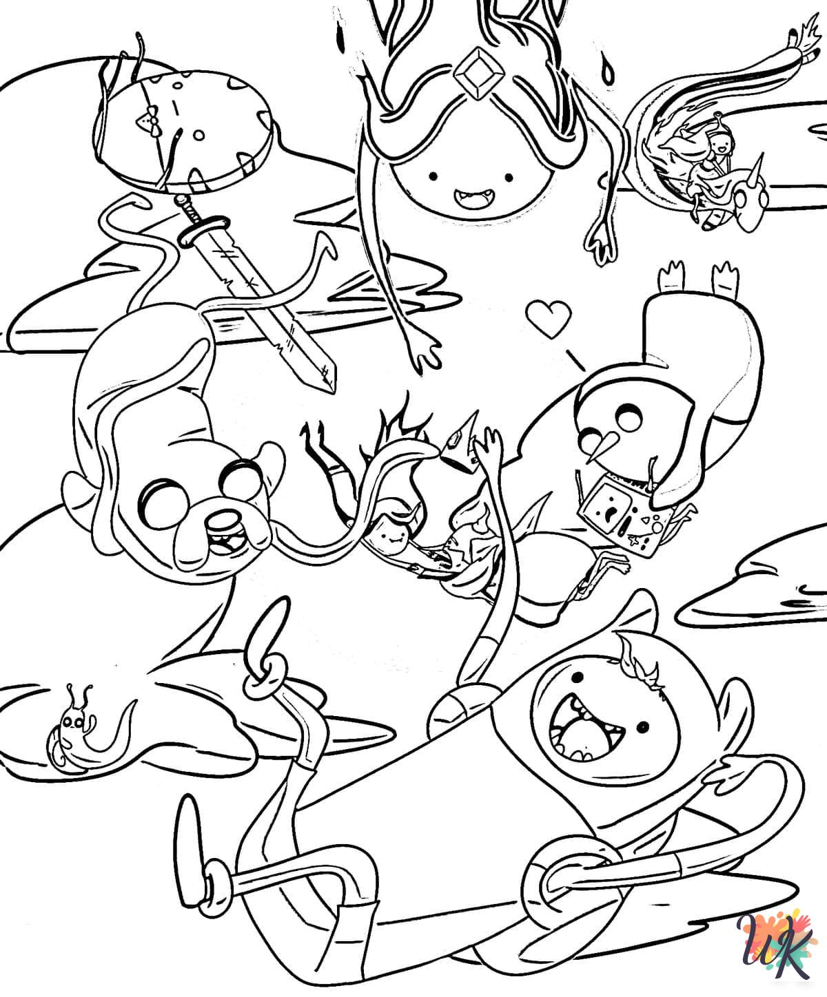 cute coloring pages Adventure Time