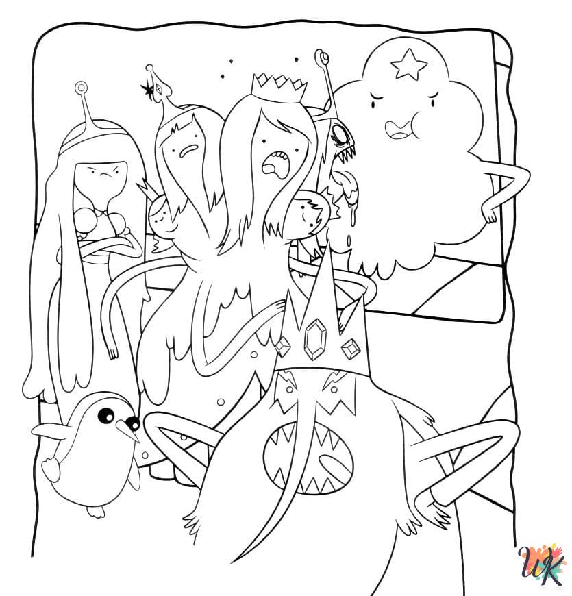 cute Adventure Time coloring pages