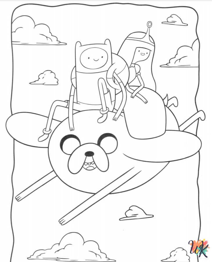 fun Adventure Time coloring pages