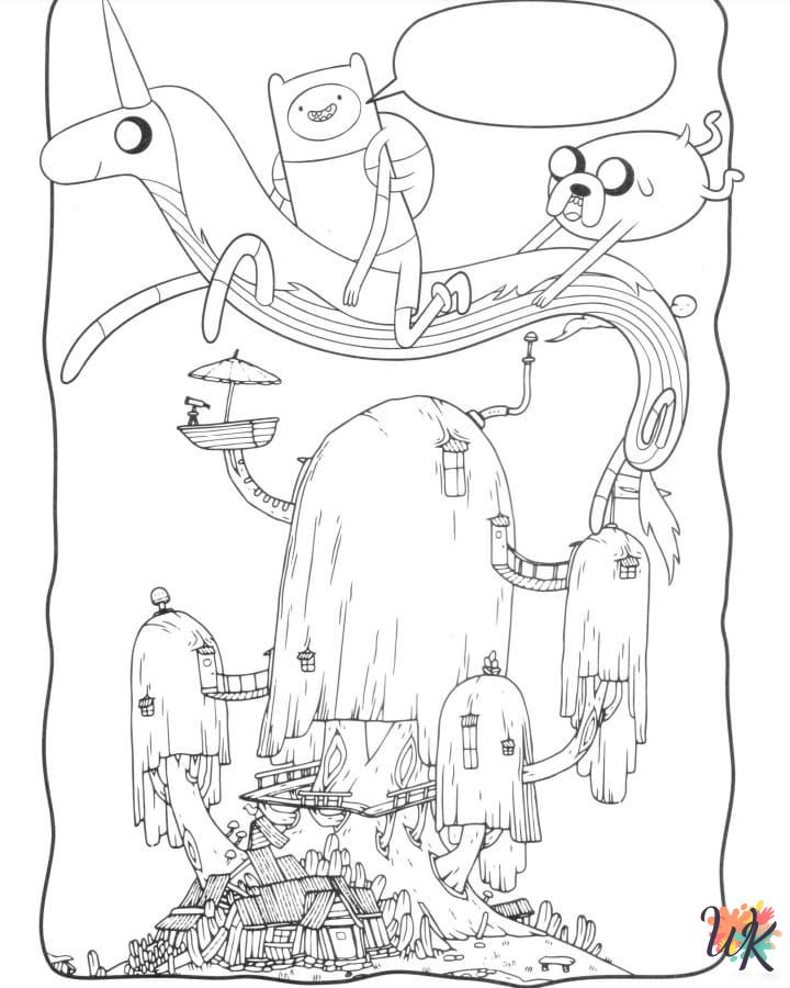 free printable Adventure Time coloring pages