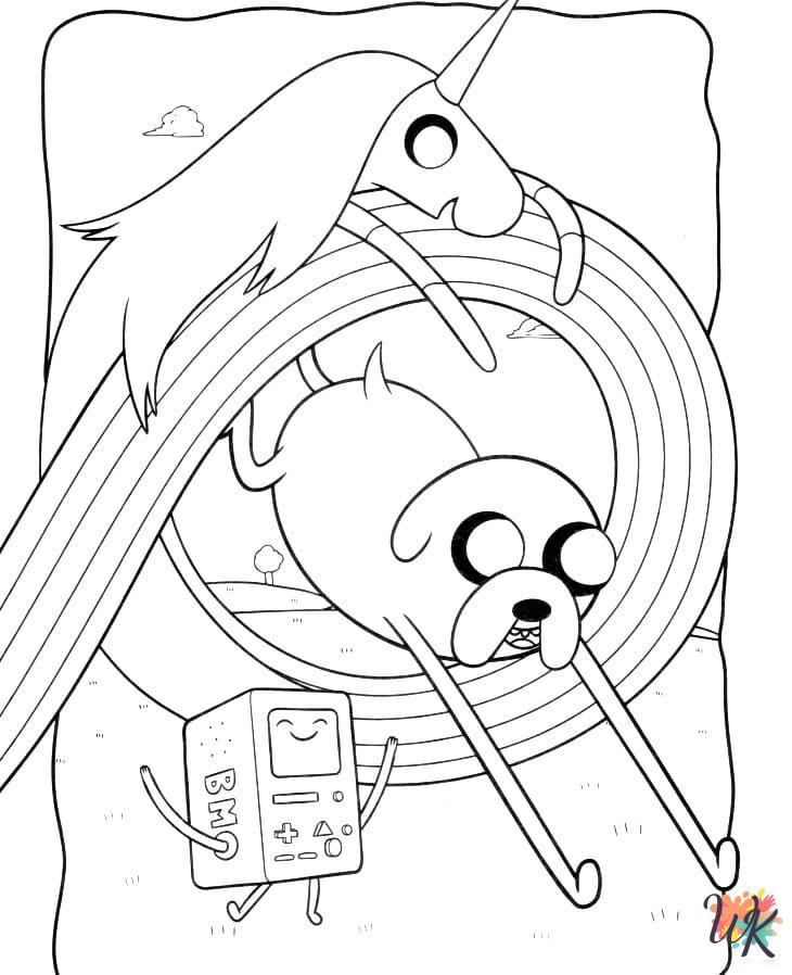 Adventure Time free coloring pages