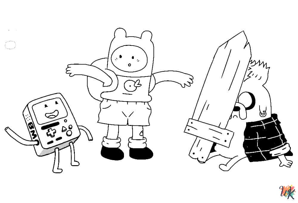 free printable coloring pages Adventure Time