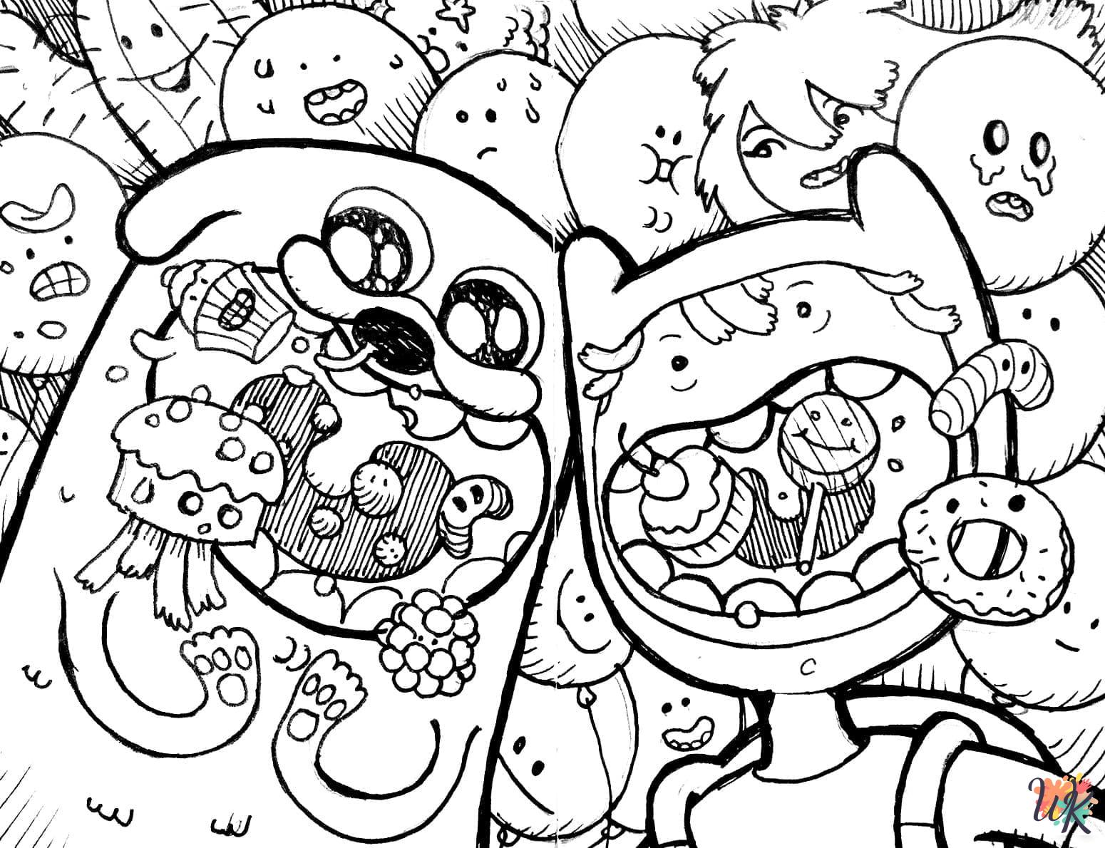 Adventure Time coloring pages printable