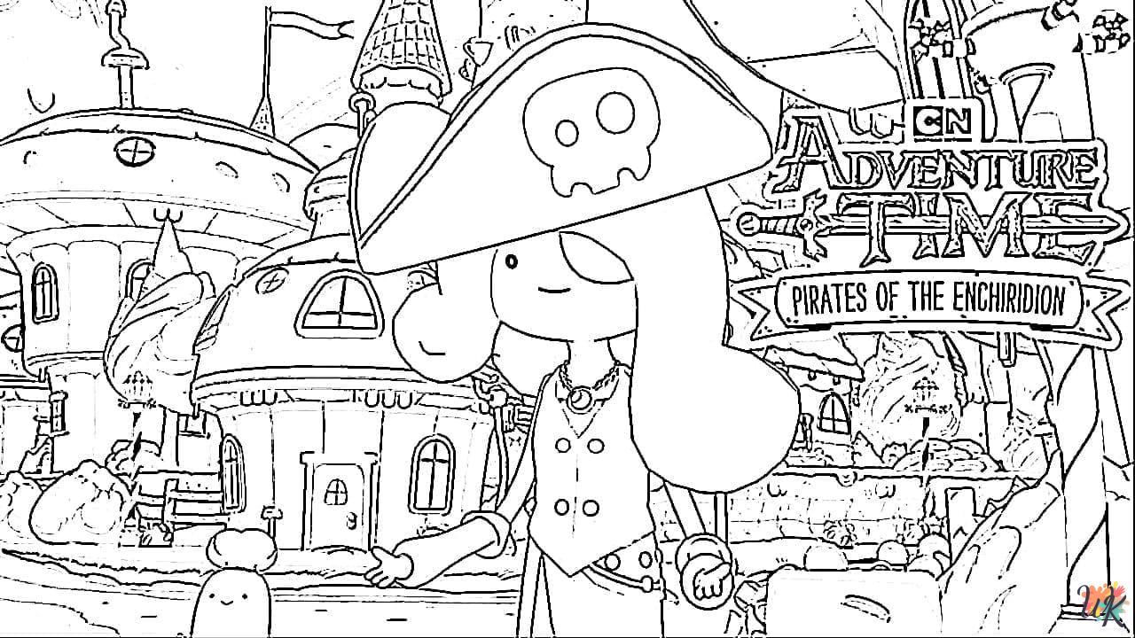 kids Adventure Time coloring pages