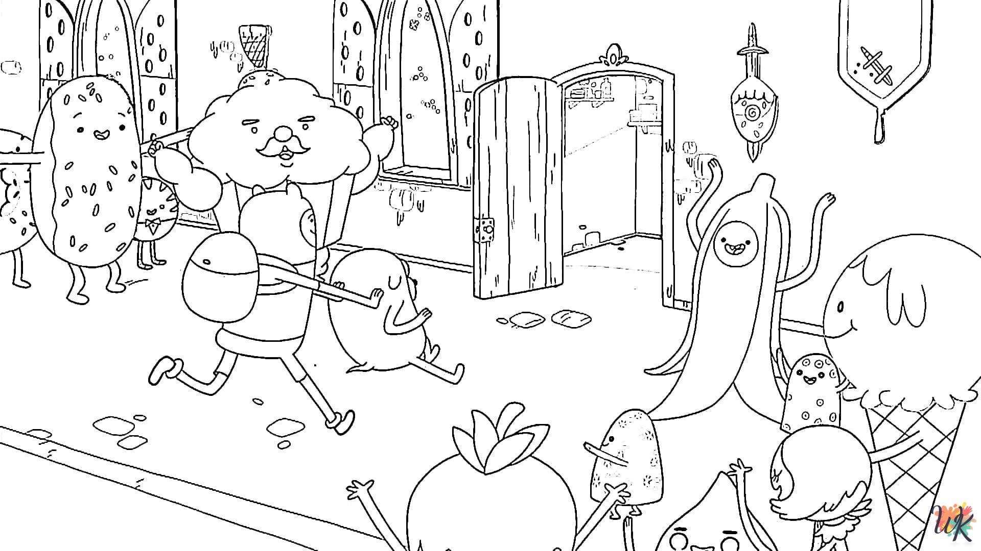 cute Adventure Time coloring pages
