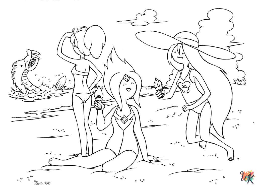 cute coloring pages Adventure Time
