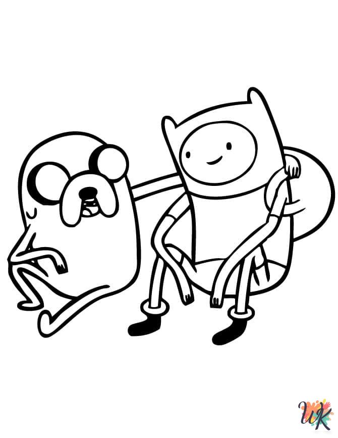 coloring pages printable Adventure Time