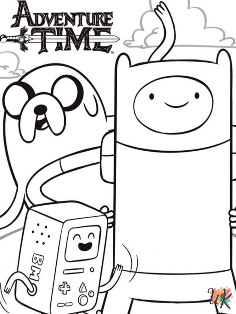 printable Adventure Time coloring pages