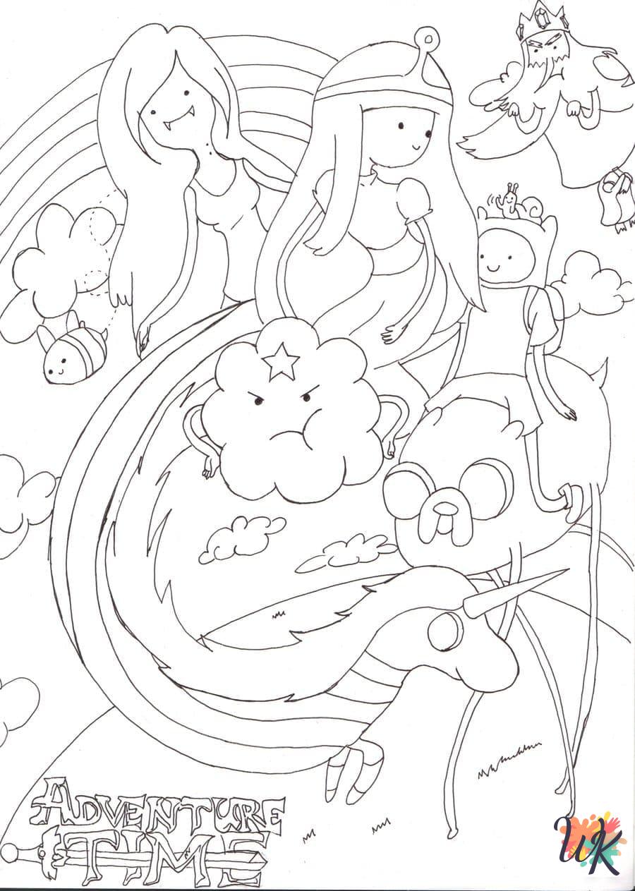 coloring pages for Adventure Time
