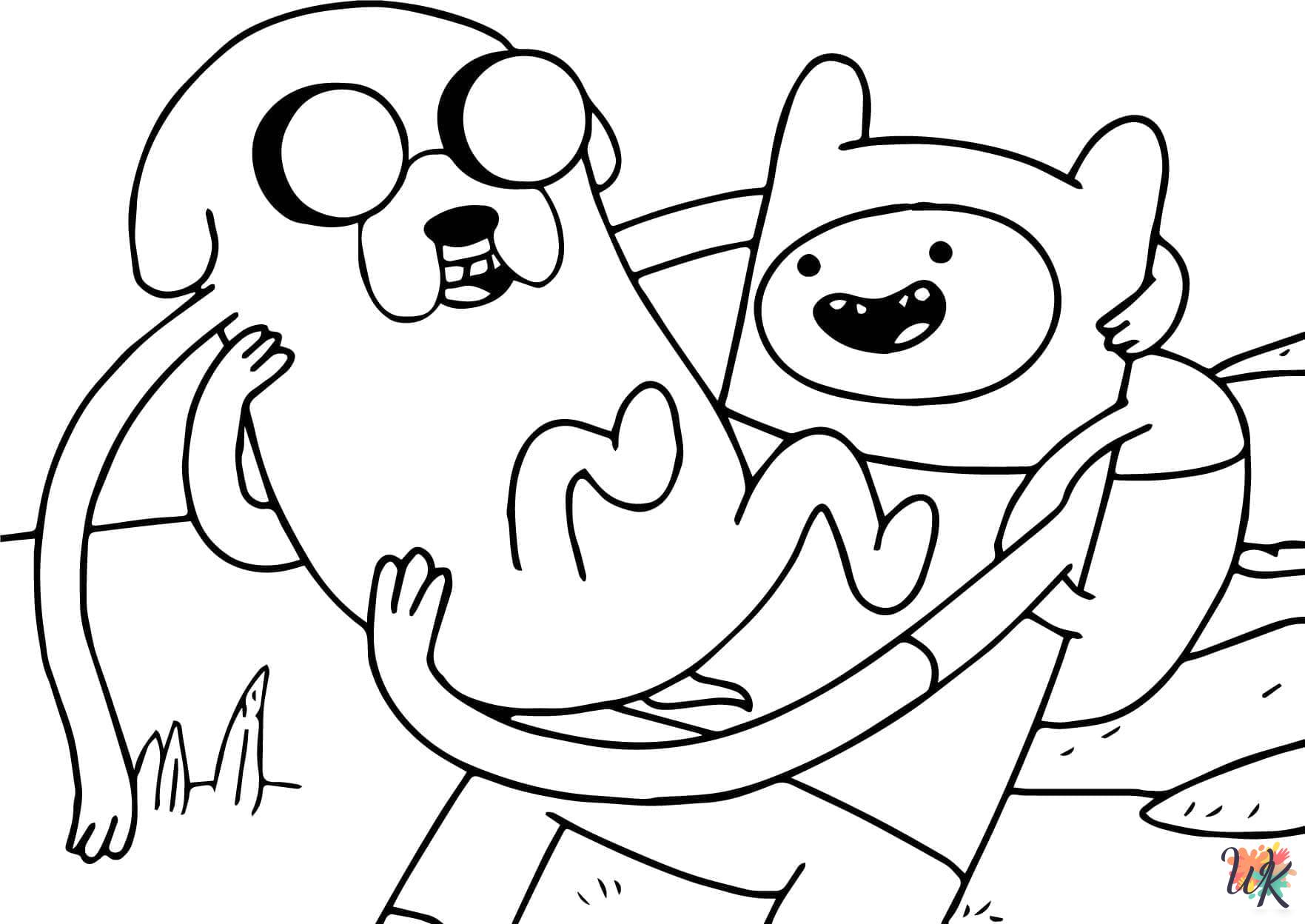 Adventure Time coloring pages to print