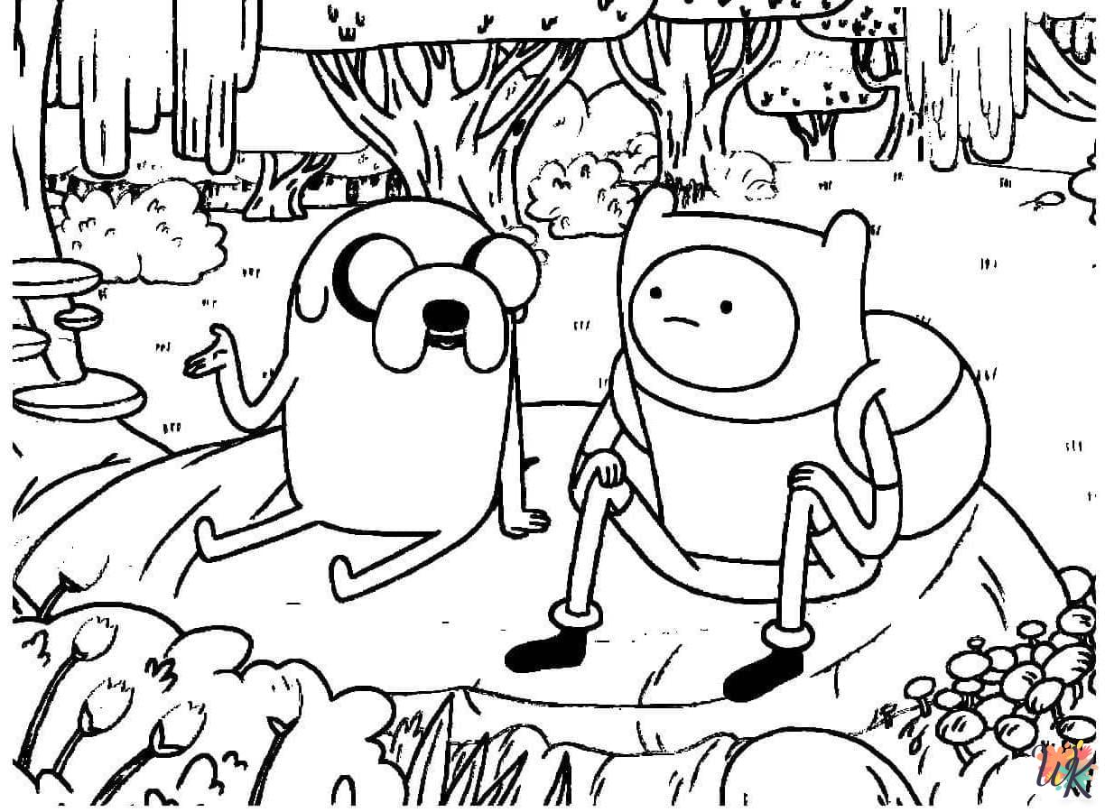 free coloring pages Adventure Time