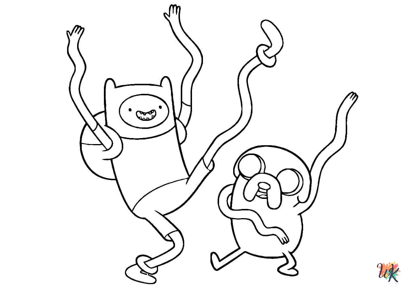 grinch Adventure Time coloring pages
