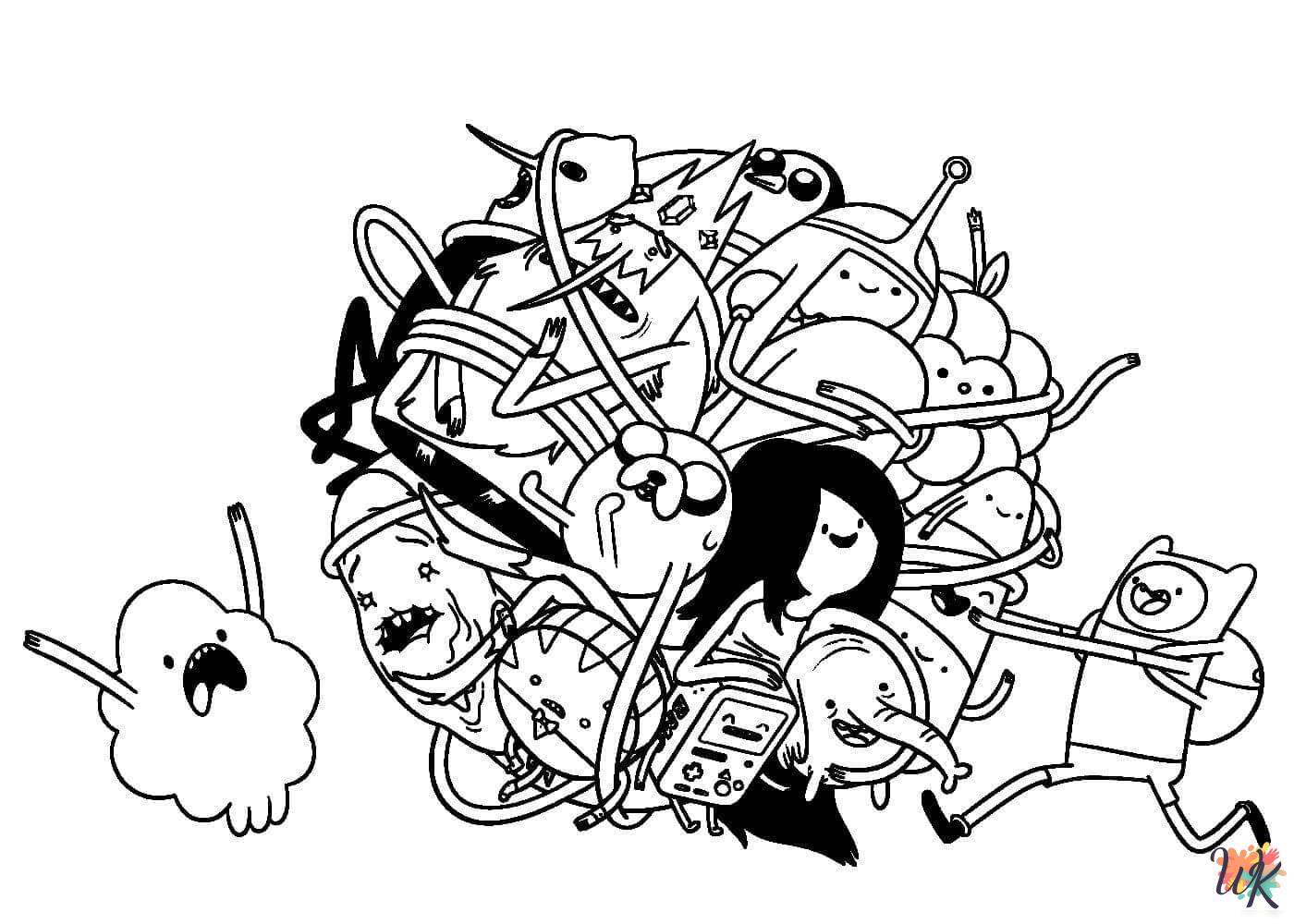 adult coloring pages Adventure Time