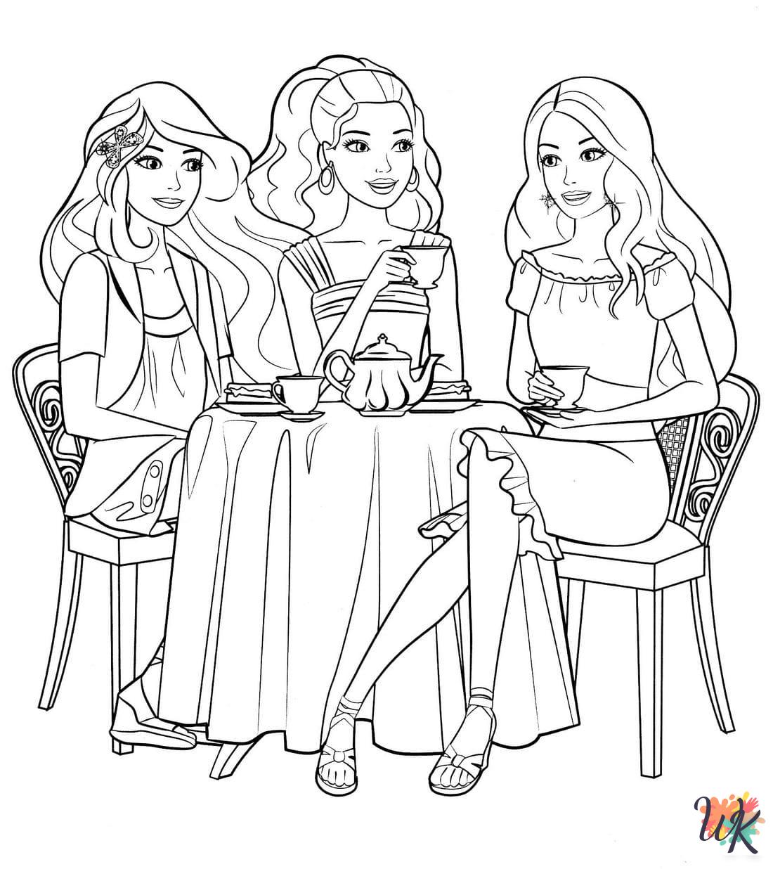 Barbie coloring pages grinch