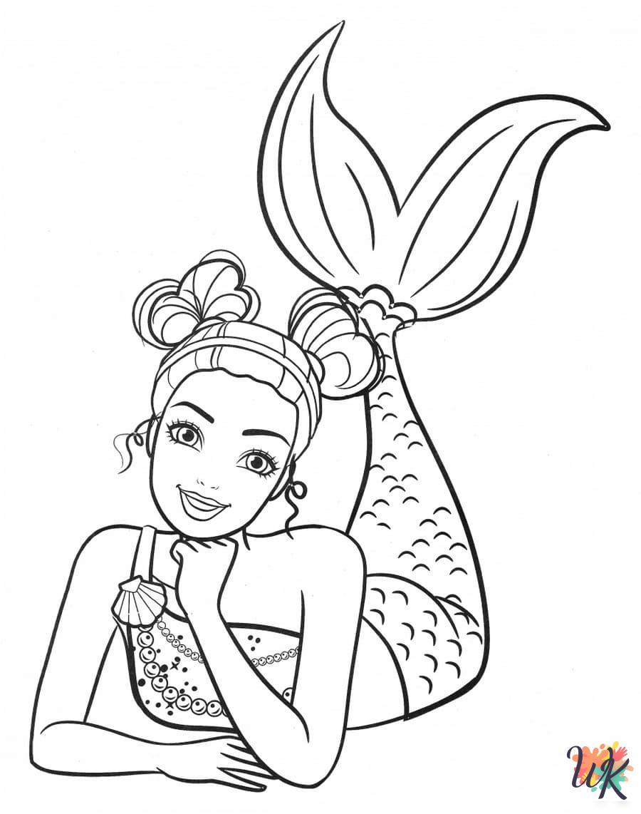 Barbie coloring pages free printable 2