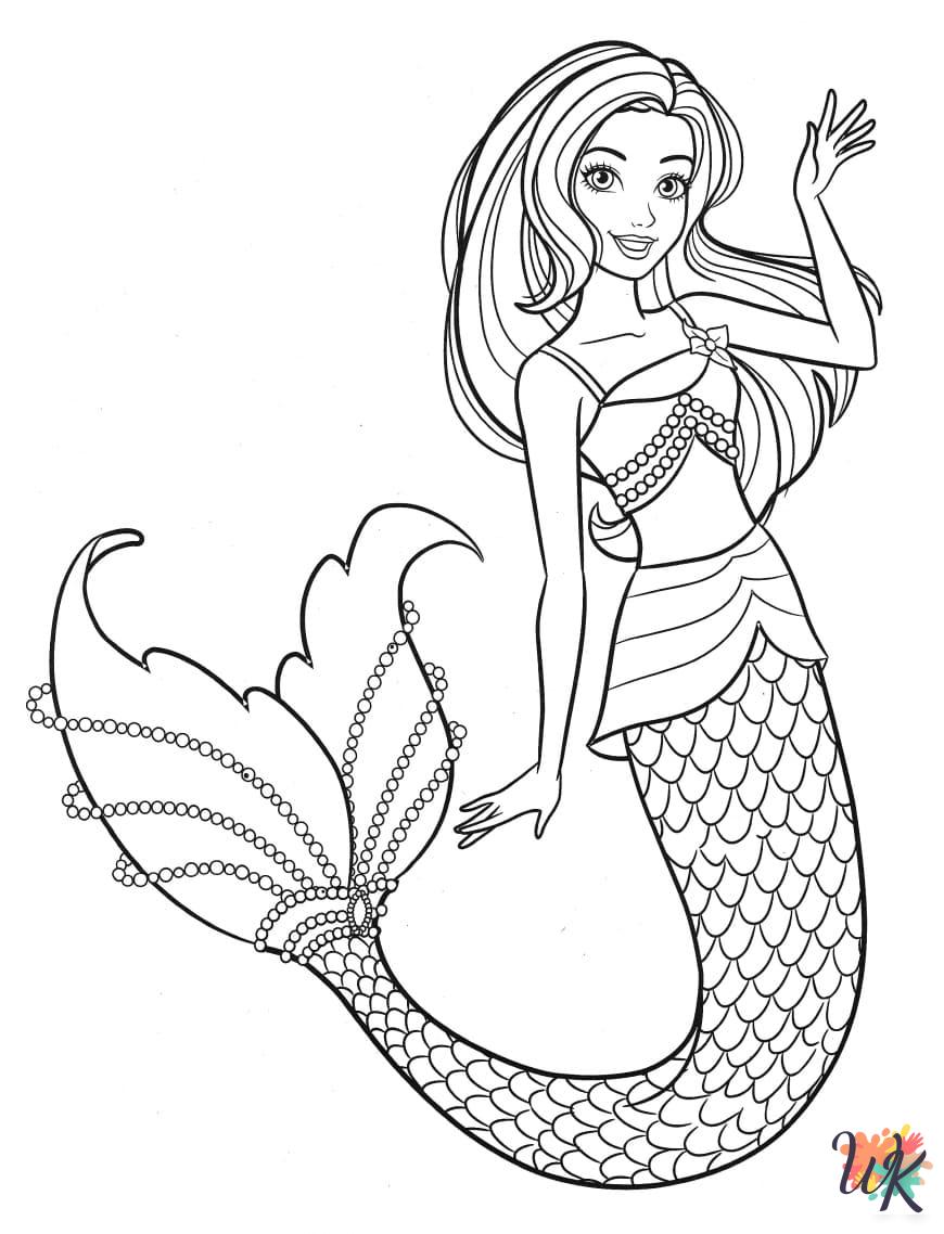 fun Barbie coloring pages