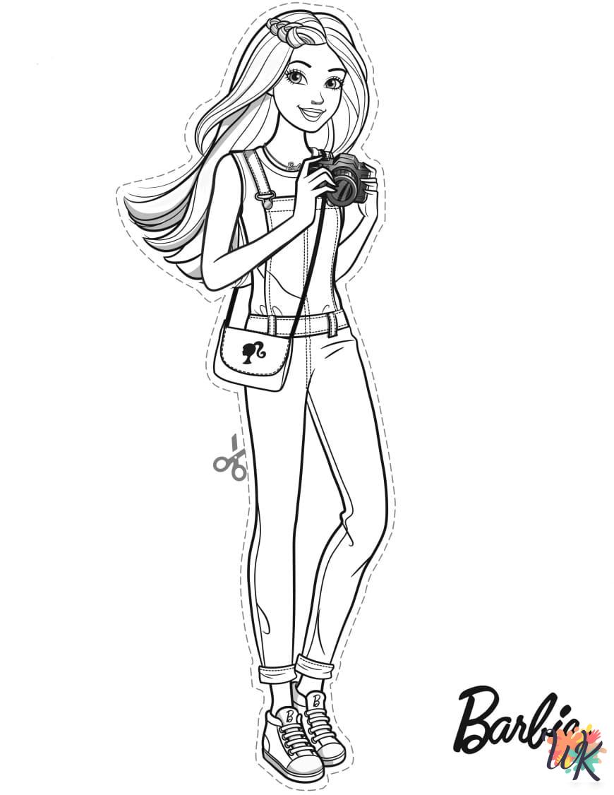 coloring pages printable Barbie 1
