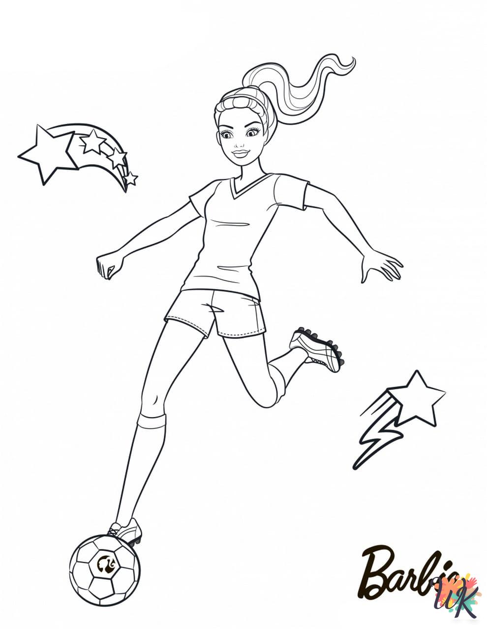 adult Barbie coloring pages