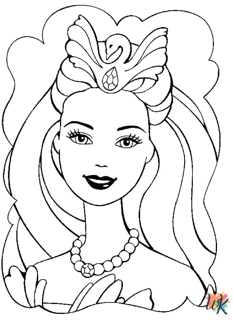 Barbie coloring pages pdf