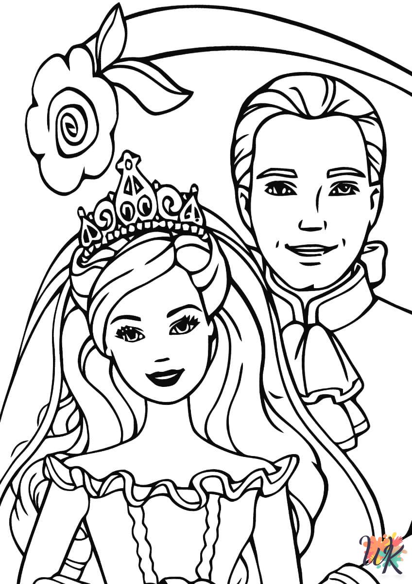 coloring pages for Barbie